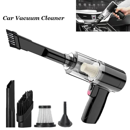High Power Vacuum Cleaner, Mini Cordless, 2000PA Strong Suction, Rechargeable Portable Dust Collector, for Cars, Keyboard Gaps - Confia - reusablefoodstoragebags confia