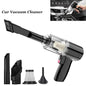 High Power Vacuum Cleaner, Mini Cordless, 2000PA Strong Suction, Rechargeable Portable Dust Collector, for Cars, Keyboard Gaps - Confia - reusablefoodstoragebags confia