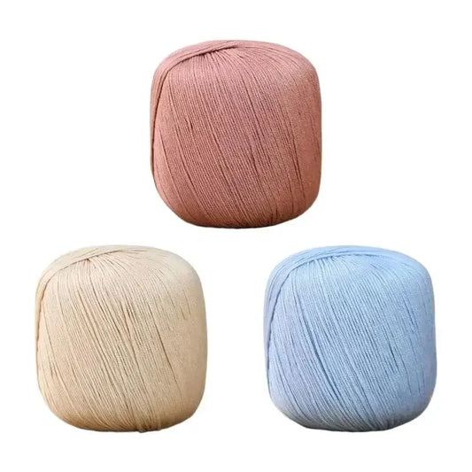 Soft Crochet Knitting Weaving Cotton Thread Wool Yarn Scarf Hand-Weaving Sweater Needle Knitting Yarn Thread Soft Comfortable - Confia