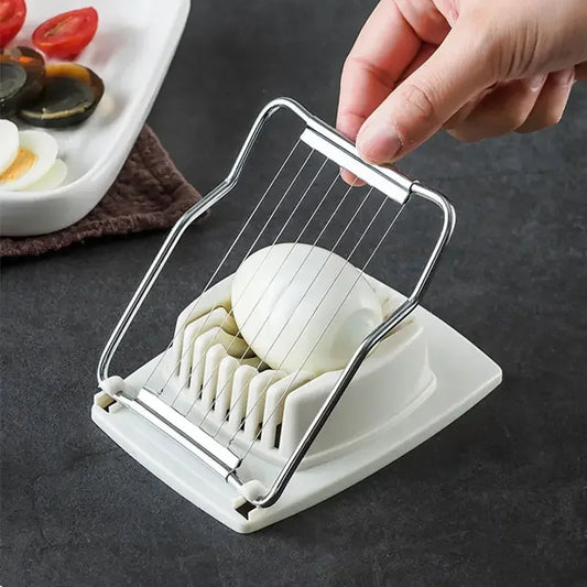 Kitchen Accessories Egg Slicers Chopper Stainless Steel Fruit Salad Cutter Egg Tools Manual Food Processors Kitchen Tool Gadgets - Confia