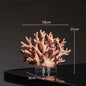 Creations Artificial Coral Decor Statue Home Decoration Desk Bookshelf Metal Sculpture Style B|Home Decor|Figurines - Confia