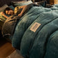 Winter Velvet Duvet Cover Without Pillowcases 1PC Thicken Warm Plush King Quilt Cover Suit Double Queen Bed Comforter Cover