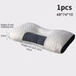 Neck Pillow Help Sleep And Protect The Neck Cervical Orthopedic Cool Gel Memory Foam Orthopedic Neck Support Pillow for Sleeping, Neck & Shoulder Pain - Confia - reusablefoodstoragebags confia