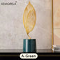 Ceramics Statue Exquisite Home Decor Modern Abstract Art Statue Ornaments Sculpture Decoration for Living Room Table Centerpiece - Confia