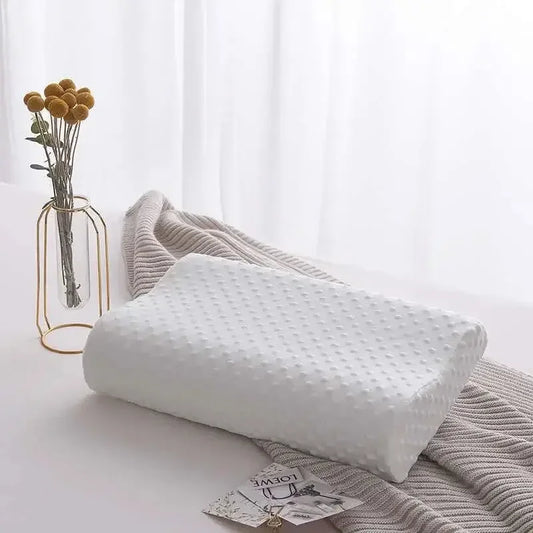 Long Pillow Memory Foam Bedding Pillow Neck Protection Slow Rebound Shaped Contour Pillow Support - Confia - reusablefoodstoragebags confia