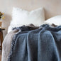 Maillard Cotton Blankets Four Layers Of Gauze Sofa Cover Blanket With Tassel AB Side - Confia - reusablefoodstoragebags confia