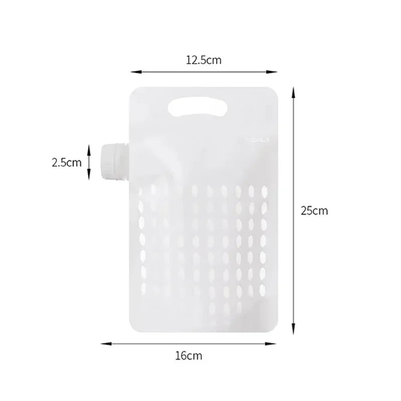 Food Storage Grain Bag Multigrain Pour Reusable Portable Bag Cereal Flour Bean Nut Rice Tea Powder Water Reusable Organizer Case Confia