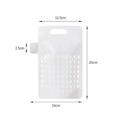Food Storage Grain Bag Multigrain Pour Reusable Portable Bag Cereal Flour Bean Nut Rice Tea Powder Water Reusable Organizer Case Confia