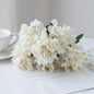 Artificial Flowers Silk Hydrangea Vase for Home Decoration Accessories Wedding Decorative Fake Plants Christmas Garland Material - Confia