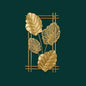 Nordic Metal Wrought Iron Leaf Wall Hanging Ornament Plant Ginkgo Palm Maple Leaves Wall Pendant Living Room Bedroom Home Decor - Confia