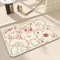 Bath Mats Cute Cat Dog Diatom Ooze Kitchen Accessories Prayer Mat Diatomaceous Earth Mat Non-Slip Super Absorbent Quick Drying Bathroom Mat Natural, Easy to Clean - Confia - reusablefoodstoragebags confia