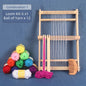 Large Wooden Weaving Loom Kit Frame Loom Learn To Weave Earthy Beginner Tapestry Kit Wall Decor With Loom and Tools - Confia