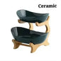 Ceramic Living Room Home Three-layer Fruit Plate Candy Dish Creative Modern Dried Basket Snack Snack Trinket Dish - Confia