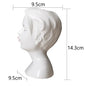 Ceramic Head Face Vase Small Lovers Kiss Statue Flower Pot White Black Modern Planter for Home Table Decoration Floral Art Gifts - Confia