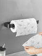 Kitchen Paper Towel Holder Adhesive Tissue Hanger Toilet Roll Paper Dispenser Multifunctional Paper Napkin Holder - Confia - reusablefoodstoragebags confia