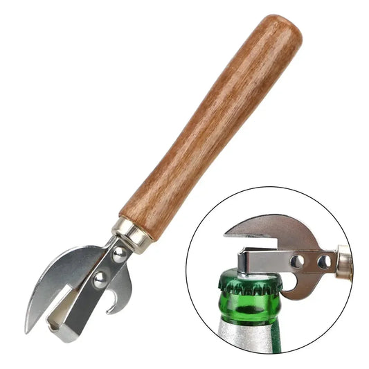 Can Opener For Jars Canisters Multifunctional Gadgets Manual Lid Remover Bottle Opener Kitchen Accessories - Confia