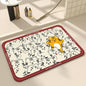 Bath Mats Cute Cat Dog Diatom Ooze Kitchen Accessories Prayer Mat Diatomaceous Earth Mat Non-Slip Super Absorbent Quick Drying Bathroom Mat Natural, Easy to Clean - Confia - reusablefoodstoragebags confia
