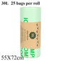 50PCS 6/8/10/30L Biodegradable Garbage Bags Household Compostable Garbage Bags rash Bag With Leak Resistant - Confia - reusablefoodstoragebags confia
