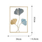 Metal Leaf Iron Wall Hanging Decor Palm Maple Leaves Plant Ginkgo Nordic Wall Pendant Mural Living Room Bedroom Home Decoration - Confia