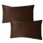Satin Pillowcase Standard Set Of 2 - Green Silky Pillow Cases For Hair And Skin 20x26 Inches Pillow Covers With Envelope Closure - Confia - reusablefoodstoragebags confia