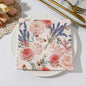Flower Paper Napkins | Table Decorations | Art Decoupage Napkin | Disposable Birthday Party Serviettes - Confia - reusablefoodstoragebags confia