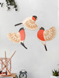 3pcs Wooden Black Bird Wall Decor Art Vintage Gothic Home Decor for Living Room Bathroom Kitchen Decorations Indoor Outdoor Gift - Confia