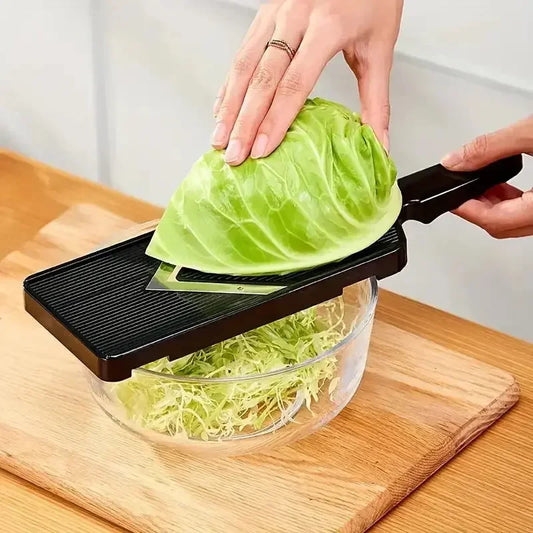 Multi-Functional Cabbage Shredder Manual Food Vegetable Slicer Grater For Salads Potato Cucumber Purple Cabbage Kitchen Gadget - Confia
