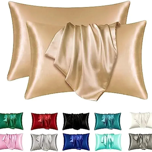 1pc Boost Beauty Sleep Silky Satin Pillowcases: Cooling, Hair and Skin-Friendly, Easy-Care - Confia - reusablefoodstoragebags confia