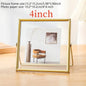 4/6inch Photo Frame Simple Style Transparent Acrylic Frames for DIY Handmade Pictures Christmas Gift Home Tabletop Decoration - Confia