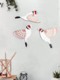 3pcs Wooden Black Bird Wall Decor Art Vintage Gothic Home Decor for Living Room Bathroom Kitchen Decorations Indoor Outdoor Gift - Confia