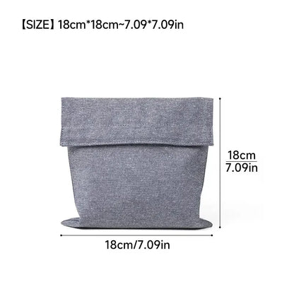 Reusable Sandwich Storage Bag TPU Lining Velcro Snack Bags for Kids Washable Waterproof Food-Safe Reusable Snacks Bags Confia