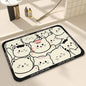 Bath Mats Cute Cat Dog Diatom Ooze Kitchen Accessories Prayer Mat Diatomaceous Earth Mat Non-Slip Super Absorbent Quick Drying Bathroom Mat Natural, Easy to Clean - Confia - reusablefoodstoragebags confia