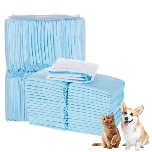 100/50/40/20PCS Absorbent Dogs Diapers Disposable Puppy Training Pee Pads Quick Dry Surface Mat Clean Cushion Dog Supplies - Confia - reusablefoodstoragebags confia