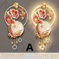 Flowers Bloom A Living Room Bedroom Study Decoration Painting Koi Fish Corridor Hanging Painting New Chinese Style Mural Lights - Confia