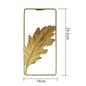 Metal Leaf Iron Wall Hanging Decor Palm Maple Leaves Plant Ginkgo Nordic Wall Pendant Mural Living Room Bedroom Home Decoration - Confia
