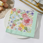 Flower Paper Napkins | Table Decorations | Art Decoupage Napkin | Disposable Birthday Party Serviettes - Confia - reusablefoodstoragebags confia