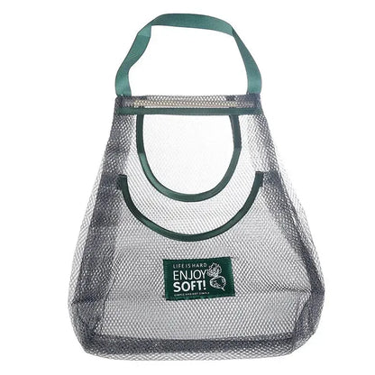 Reusable Storage Bags Kitchen Hanging Mesh Bag Home Fruit And Vegetable Storage Net Bag For Ginger Garlic Potatoes Onions Confia