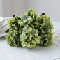 Artificial Flowers Silk Hydrangea Vase for Home Decoration Accessories Wedding Decorative Fake Plants Christmas Garland Material - Confia