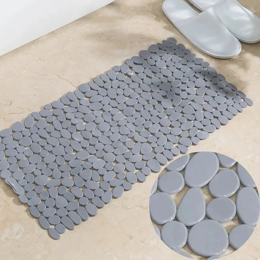 Bathroom Mat Bathtub Bath Mat PVC Large Bathtub Safety Shower Non-slip Bath Mats With Suction Cups Floor Mat - Confia - reusablefoodstoragebags confia