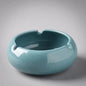 Ceramic Ashtray Handmade Ice Crack Decorative Modern Hotel Ash Tray Living Room Desktop Simple Ashtrays Home Decoration - Confia