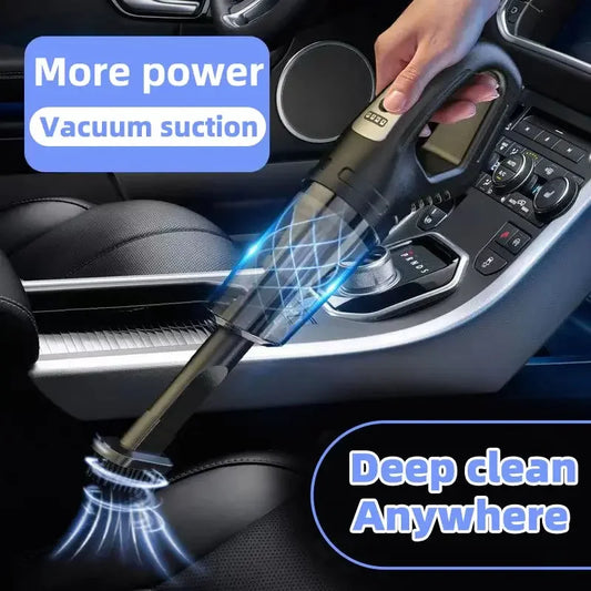 Car Multipurpose Vacuum Cleaner Handheld Powerful Suction Rechargeable Car and Home Dual Use Small Wireless Vacuum Cleaner - Confia - reusablefoodstoragebags confia