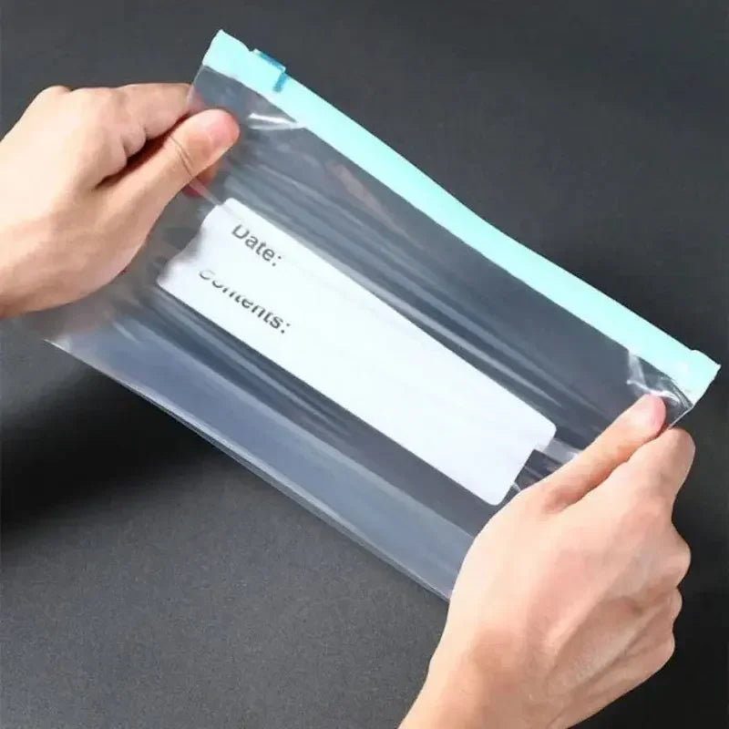 45 Pcs Reusable Food Storage Bag with Hermetic Closure, Ideal for Fruits, Vegetables and Meat, Essential Kitchen Storage Bag Confia