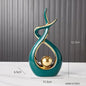Abstract Ceramic Statue Modern Luxury Living Room Home Decor Accessories Office Decoration Desk Souvenirs Crafts Gifts - Confia
