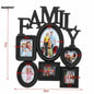 6 Pictures Family Photo Frames Wall Decor Wall Mount Photo Frame Home Room Ornament for Families and Friends Gifts 31X38cm - Confia