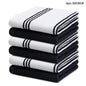 Kitinjoy 4/6pcs Cotton Towel For Kitchen Waffle Weave Stripe Kitchen Towel Absorbent Dishcloth Soft Drying Home Cleaning Cloths - Confia - reusablefoodstoragebags confia