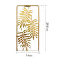 Metal Leaf Iron Wall Hanging Decor Palm Maple Leaves Plant Ginkgo Nordic Wall Pendant Mural Living Room Bedroom Home Decoration - Confia