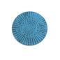 Blue Colored Wall Decoration Pendant Nordic Creative Round Wall Hanging Decor Metal Irregular Disc Wrought Iron Room Home Decor - Confia
