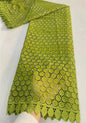 African Carbon Fiber Lace Fabric, Cotton Fabrics Materials For Embroidery, Rhinestone, Nigerian Lace Fabric ,5 Yards - Confia