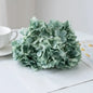 Artificial Flowers Silk Hydrangea Vase for Home Decoration Accessories Wedding Decorative Fake Plants Christmas Garland Material - Confia