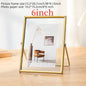 4/6inch Photo Frame Simple Style Transparent Acrylic Frames for DIY Handmade Pictures Christmas Gift Home Tabletop Decoration - Confia
